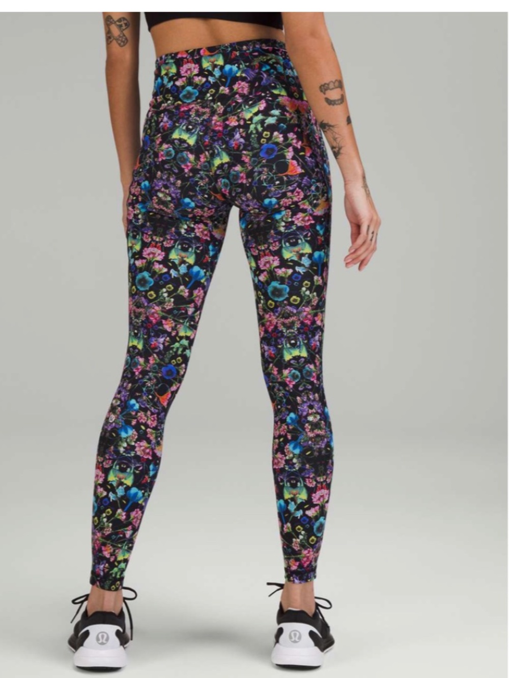 Lululemon Swift Speed High-Rise Tight 28" Flowerscope Black Multi SZ10